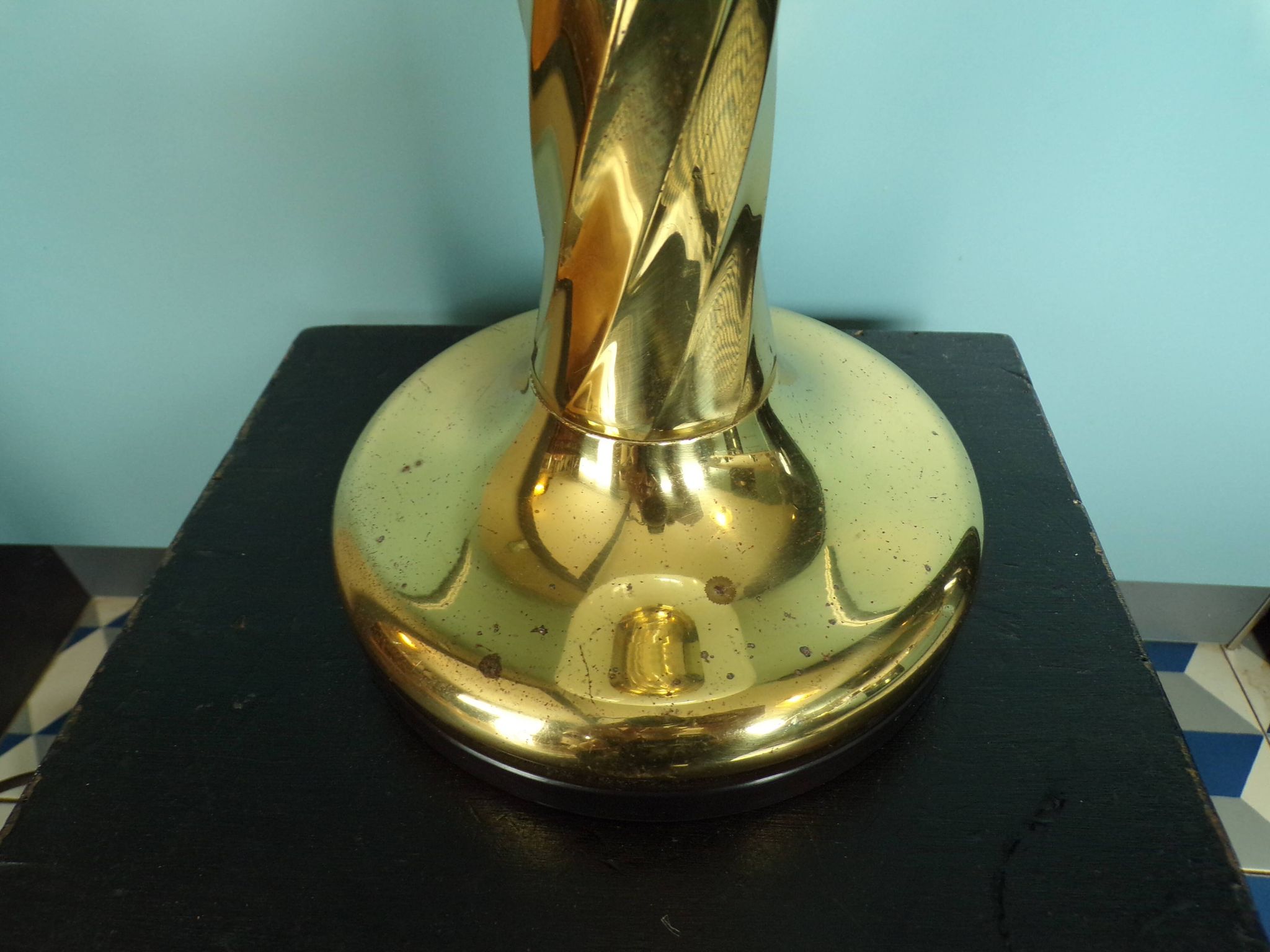 Hollywood regency lamp by Rogo Leuchten