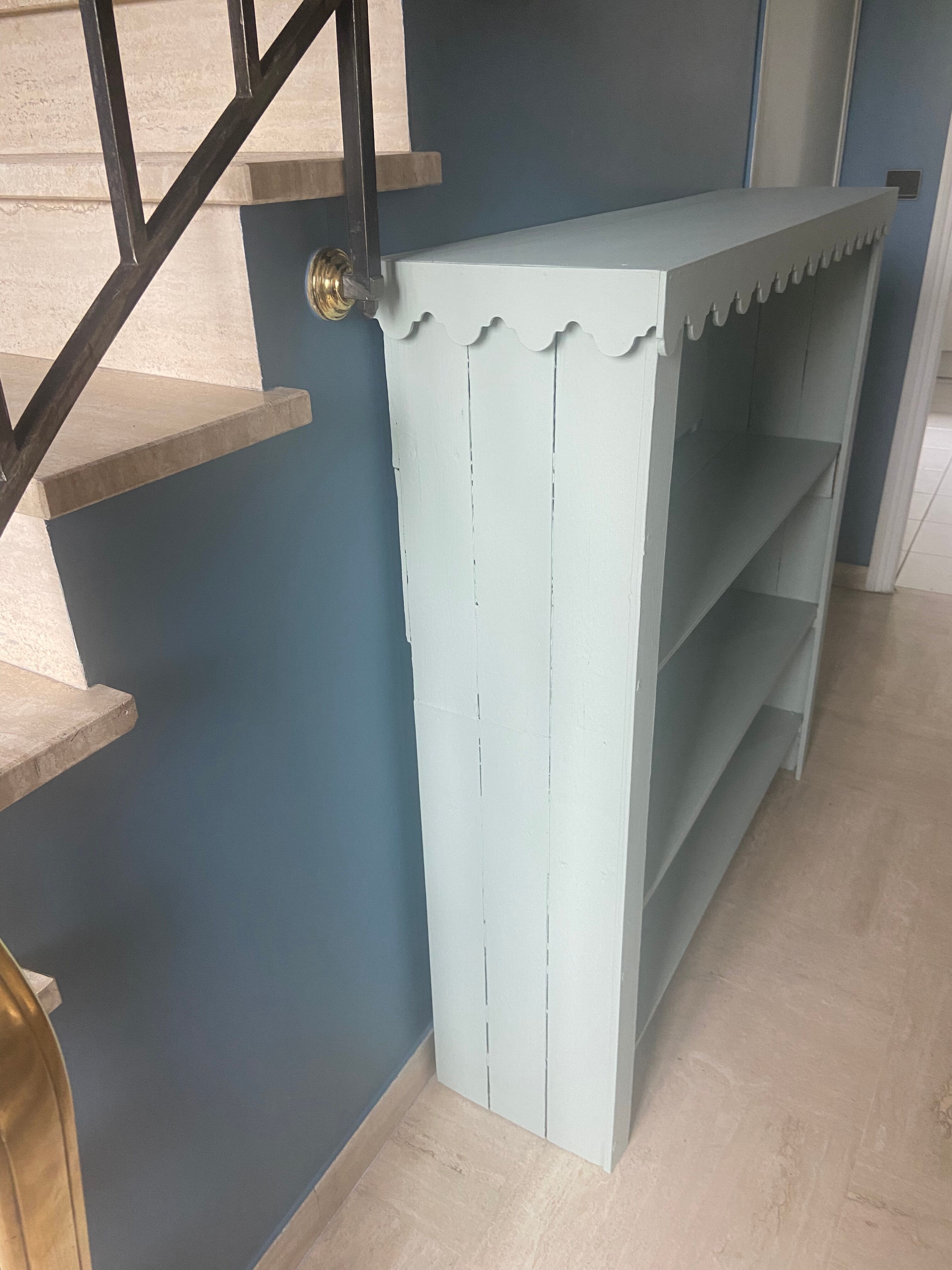 Shelf gray green vintage