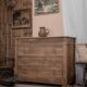 Commode en noyer massif