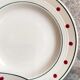 Five plates Céranord Saint-Amand "Brocatelle" vintage