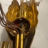 Gilded murano glass sconce