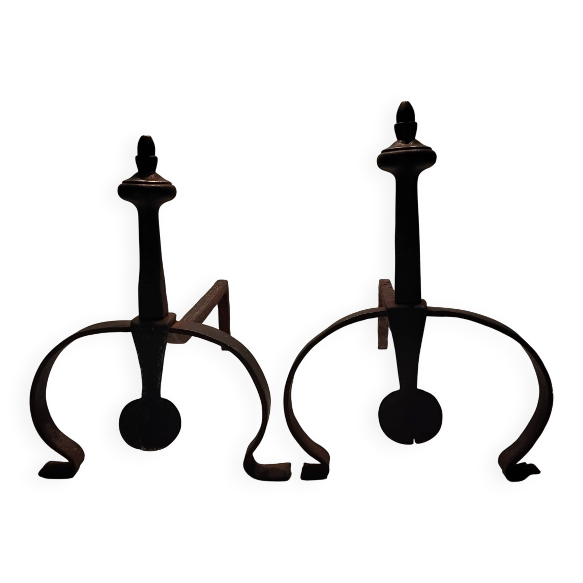 Pair of andirons