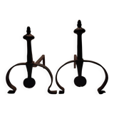 Pair of andirons