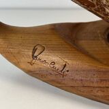 Snail Design Table Lamp - Marzio Cecchi, Murano glass 1960