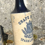 French stoneware grapefruit sparkling drink bottles