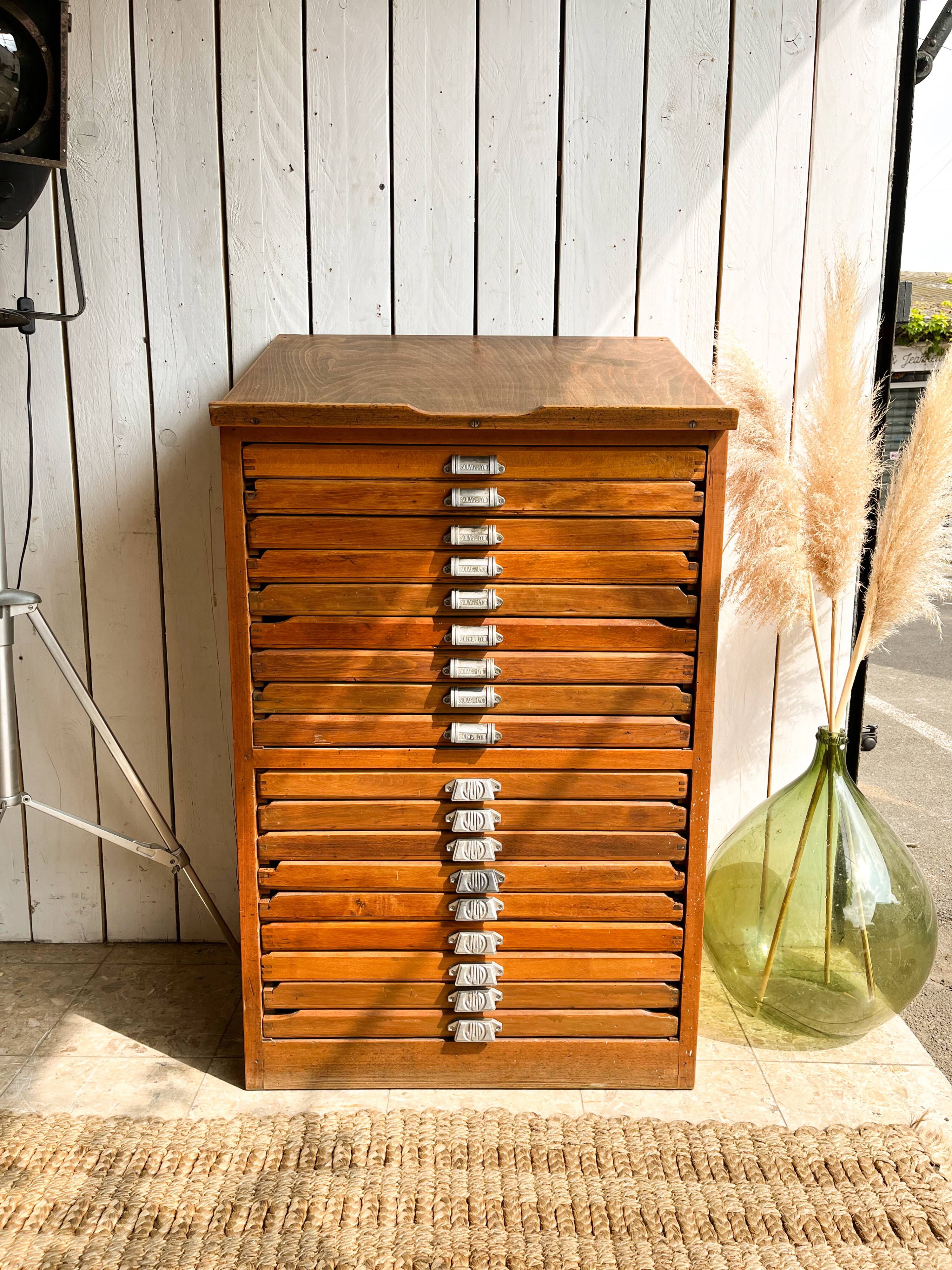 Old printing furniture