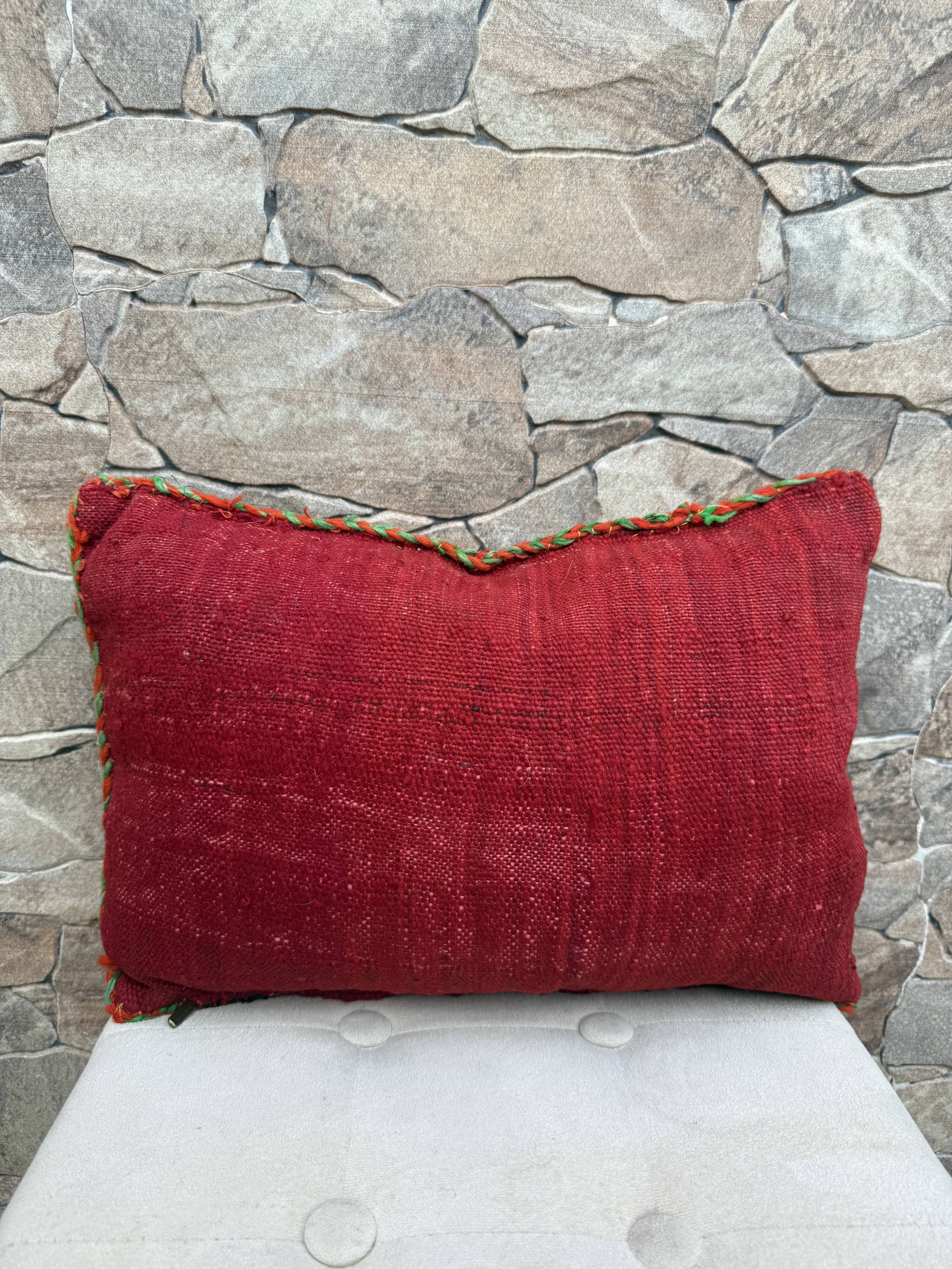 Moroccan pillowcase, Berber cushion cover, woven pillowcase