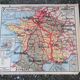 Old map France Chemins de fer Lablache.