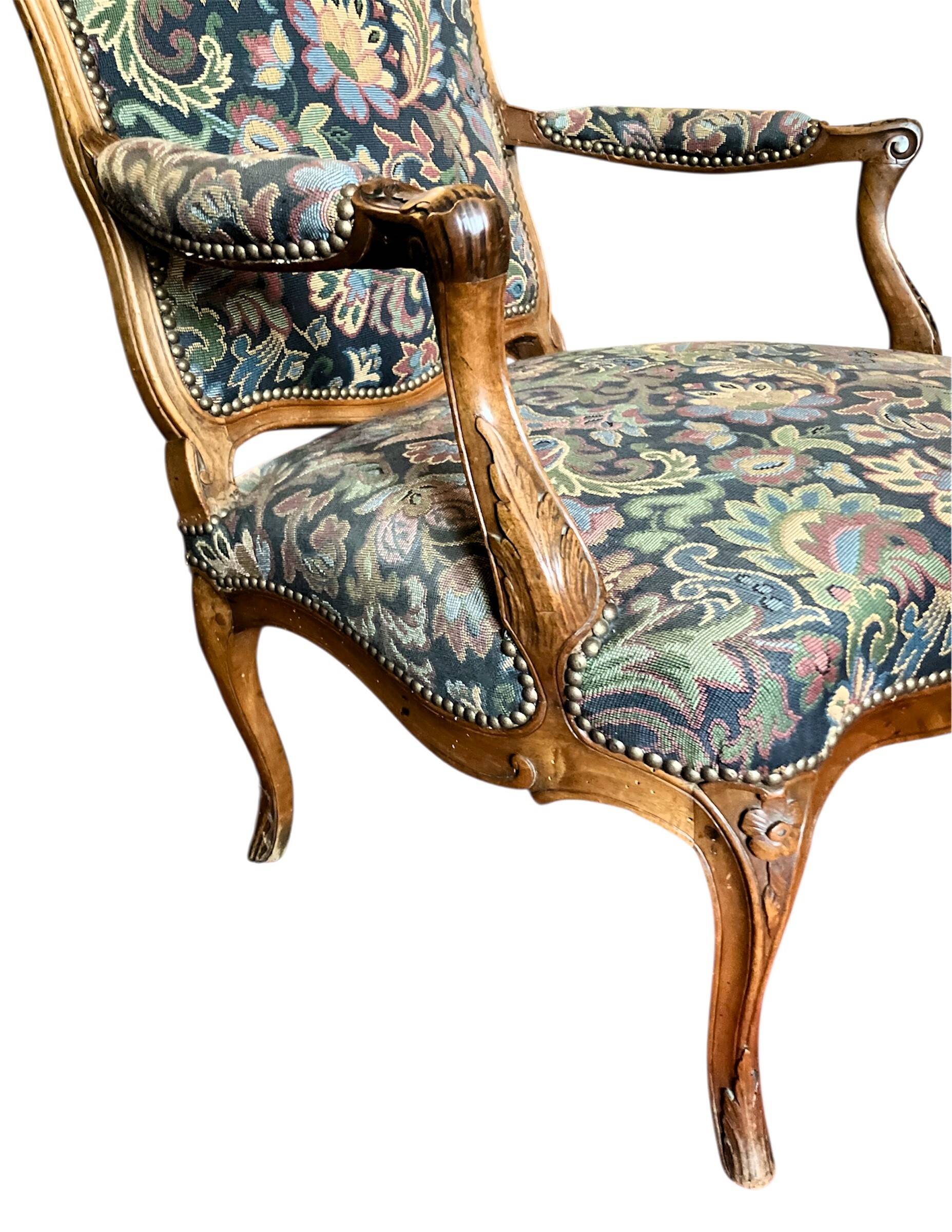 Queen's armchair from the Louis XV period