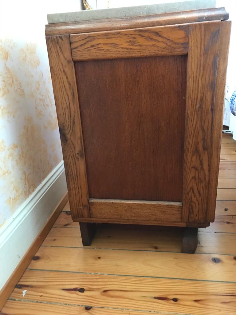 Set of 2 art deco-style bedside tables