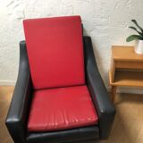 Armchair in leatherette 50s 60s
