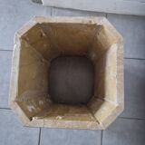 Travertine coffee table