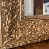 Mirror fireplace trumeau Louis philippe gilded