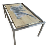 Vintage ceramic coffee table from the 70s