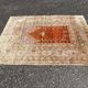 Turkish Kayseri Orange Rug