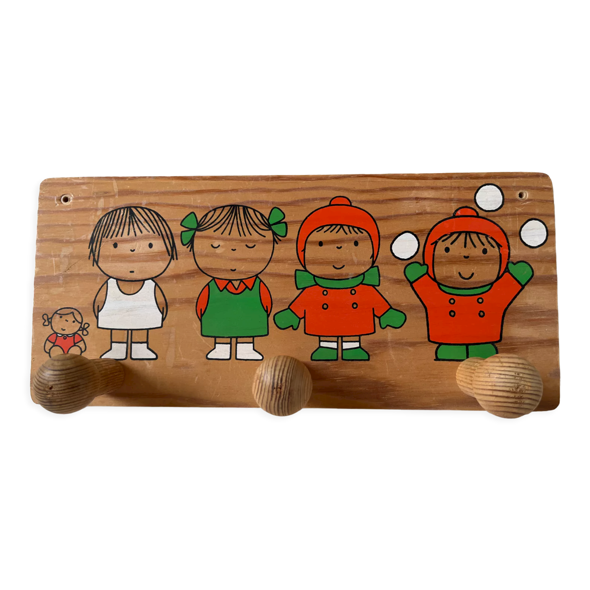 Wall-mounted coat rack