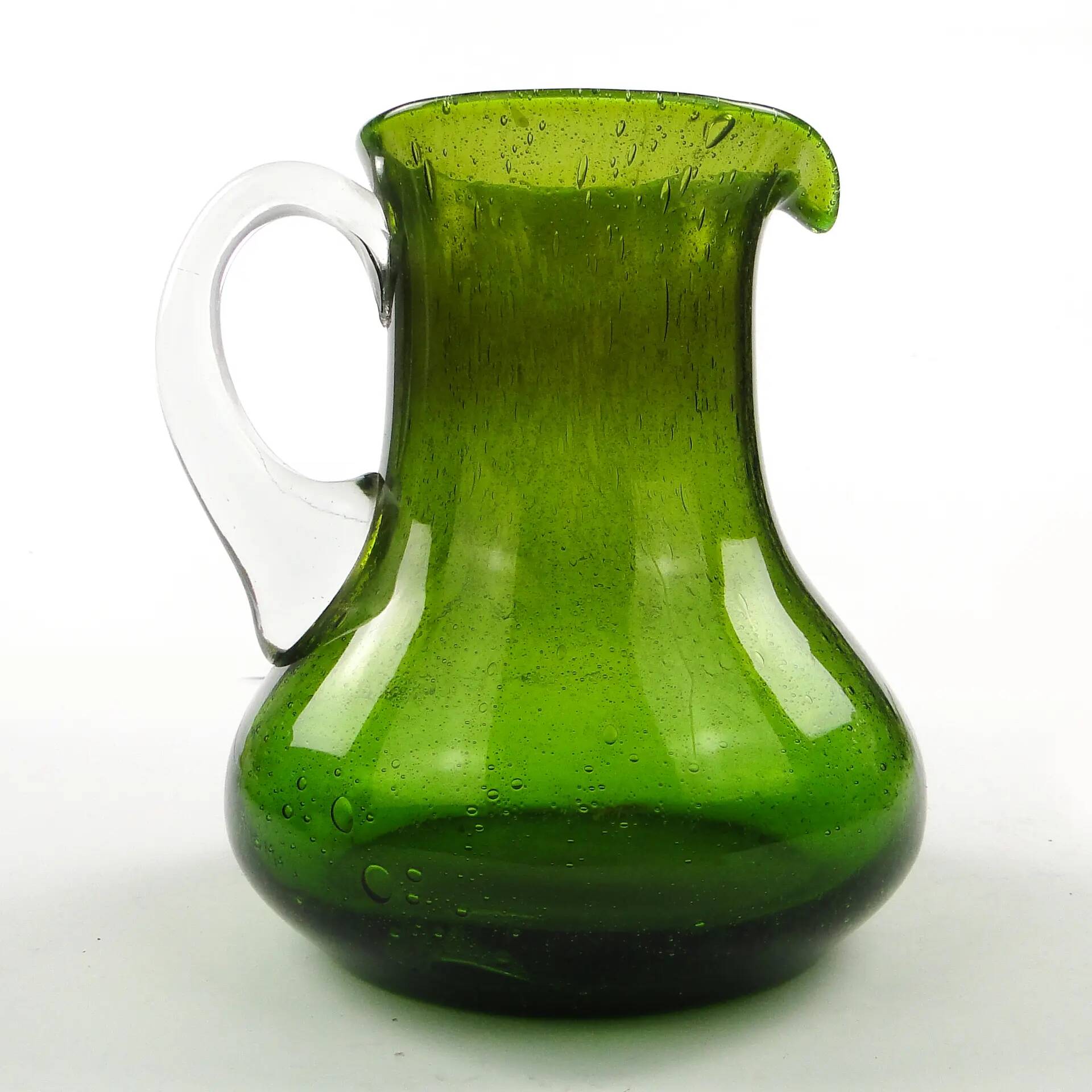 Jarre moderne du milieu du siècle, verre antique, design de L. Fiedorowicz, Pologne, années 1970