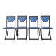 4 chaises de salle à manger par Karl Friedrich Förster pour KFF Allemagne, années 1980, lot de 4