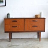 Enfilade/sideboard with 4 drawers, 123 cm