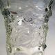 Vase sur pied en verre épais