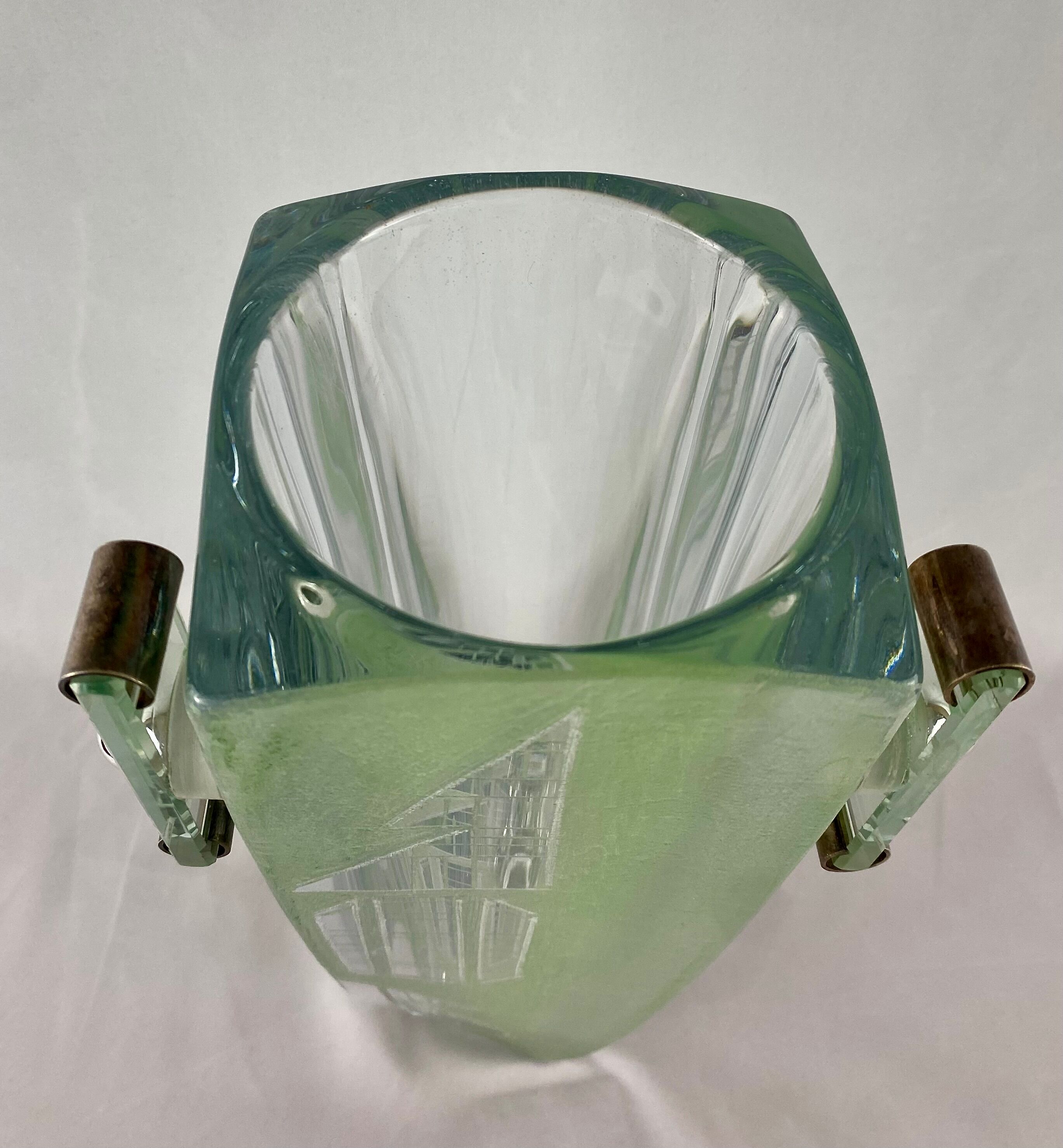 Splendide vase  signé de Adolphe Rieke