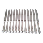 12 Guy Degrenne Rocaille Pattern Table Knives