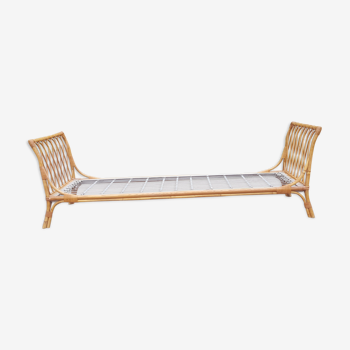 Rattan bed 1950