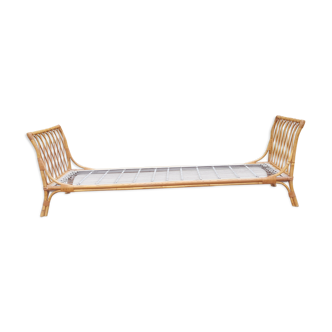 Rattan bed 1950