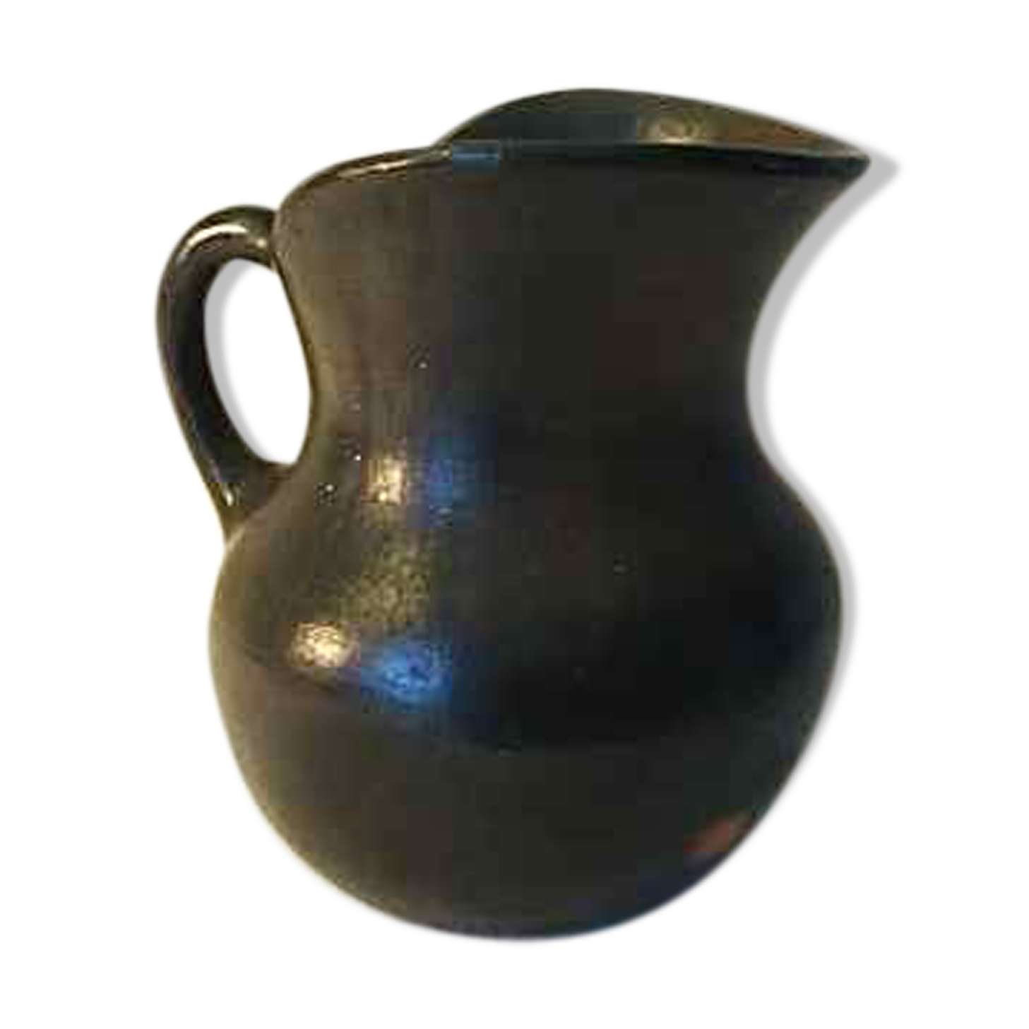 Black terracotta pitcher