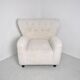 Boucle wing chair