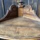 Small 19th-century corner shelf in walnut – beautiful cabinetmaking work.