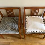 Pair of mahogany armchairs from the 1920s