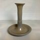 Beige and blue ceramic candlestick