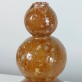 Small vintage one if a kind ceramic vase sphere decor