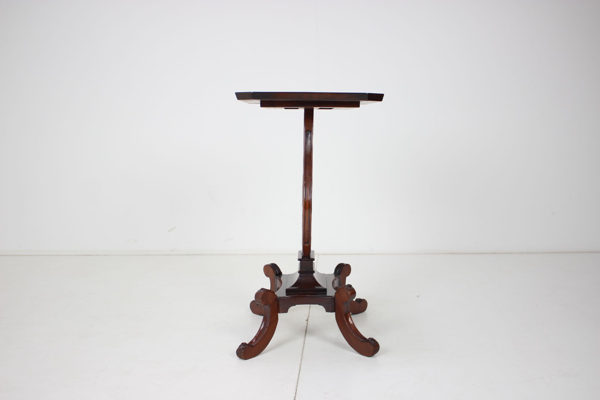 Art nouveau wooden table/ lira, 1910's.