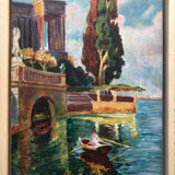The boat ride, 1934. Oil on canvas.