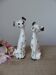 Romantic Dalmatian Dog Couple Ceramic Figurines 1970s