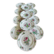 12 "Fine Street Lamp" dinner plates KG Lunéville