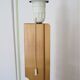 floor lamp with solid beech system, 90s design