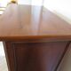 Rare Louis Philippe chest of drawers with 7 drawers from the 80s in cherry wood