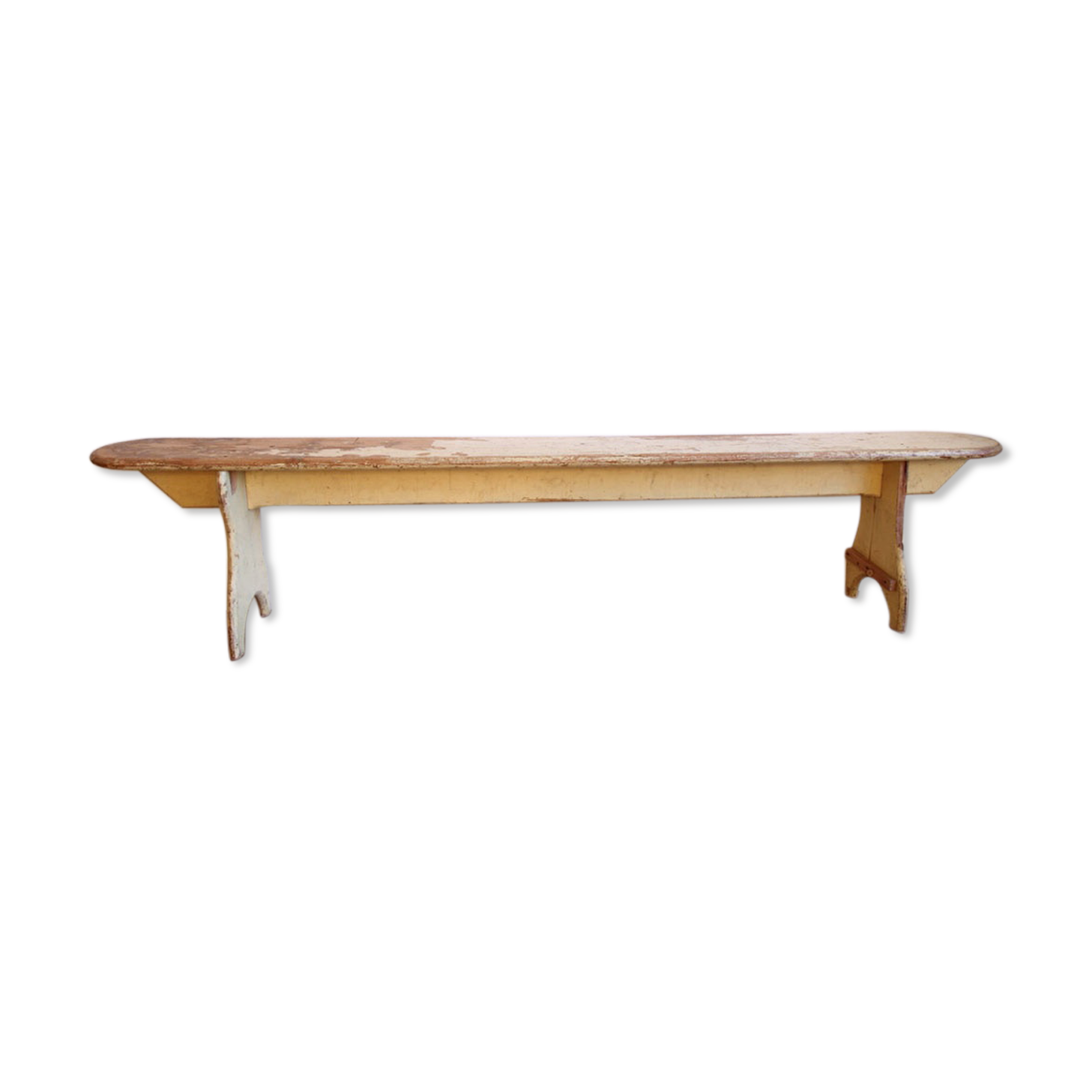 Former wooden farmbench