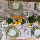 Hermes Africa green plates