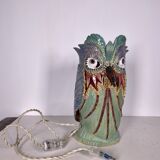 Ceramic owl lamp, 2019