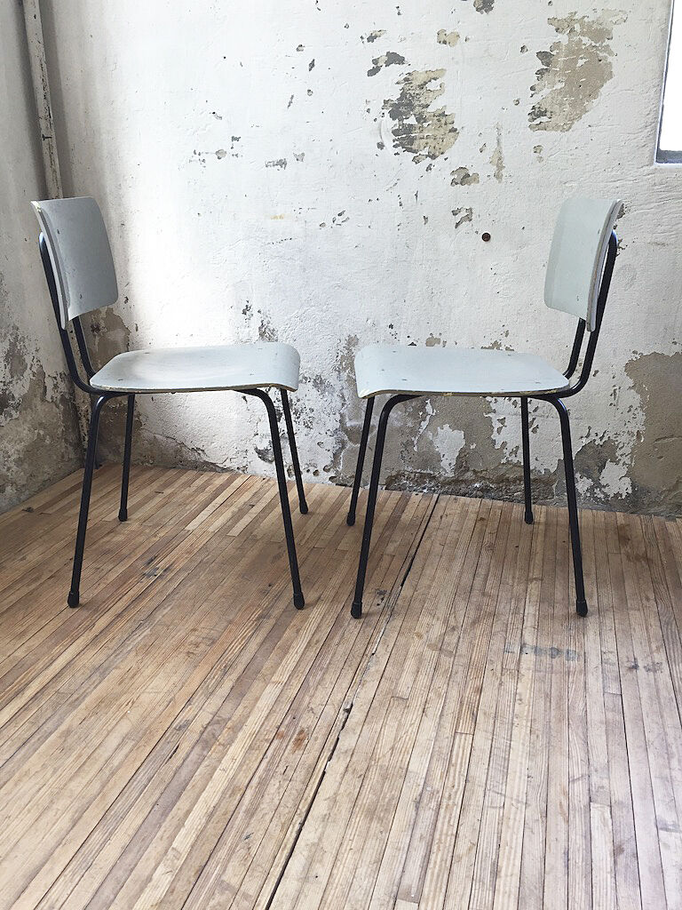 Pair of chairs by Willy Van Der Meeren