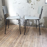 Pair of chairs by Willy Van Der Meeren