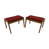 1960 Pair of beech ULUV stools, Czechoslovakia