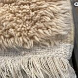 Vintage Berber wool rug