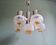 Mazzega chandelier in Murano glass and chrome metal, 1970s