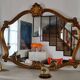 Antique mirror, 20th century, Louis XV style, gilded.
