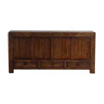 Buffet ancien en bois d’orme – Chine, vers 1950